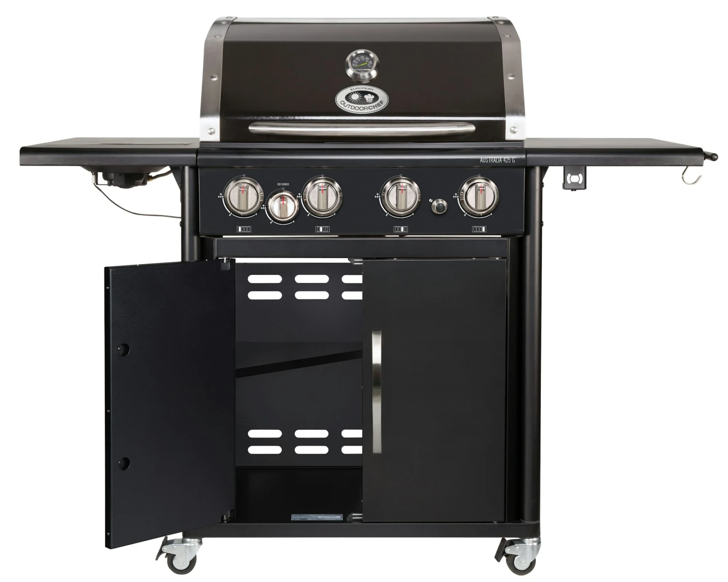 Outdoorchef Gasgrillstation Australia 425 G, Schwarz 5 Outdoorchef Gasgrillstation Australia 425 G, Schwarz – Bild 3
