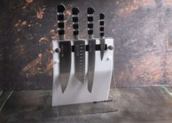 F. DICK Acryl-Messerblock 4 Knives Weiss 1905 4-teilig -Grill Verkaufsgeschäft 4066668 FDICK Knife Block 8197200 05 mood 5
