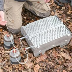 SKOTTI MAX Steckbarer Edelstahl Gasgrill Tasche -Grill Verkaufsgeschäft 4260720830004 09 SKOTTI MAX LIVE