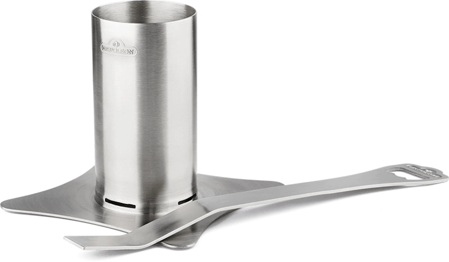 NAPOLEON Edelstahl-Hähnchen-Halterung Mit Abnehmbarem Griff (56034) 3 NAPOLEON Edelstahl-Hähnchen-Halterung Mit Abnehmbarem Griff (56034)