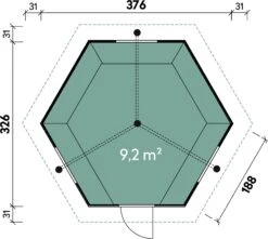 Wolff Finnhaus Grillkota 9 De Luxe (A) -Grill Verkaufsgeschäft 600000 3