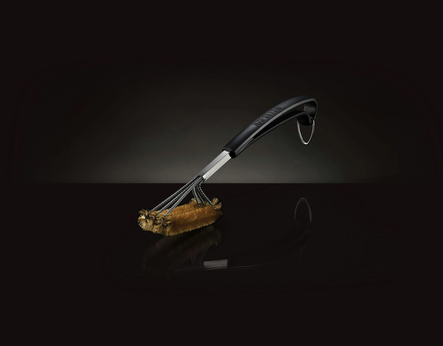 NAPOLEON Messing Grillbürste Dreireihig (62062) 4 NAPOLEON Messing Grillbürste Dreireihig (62062) – Bild 2