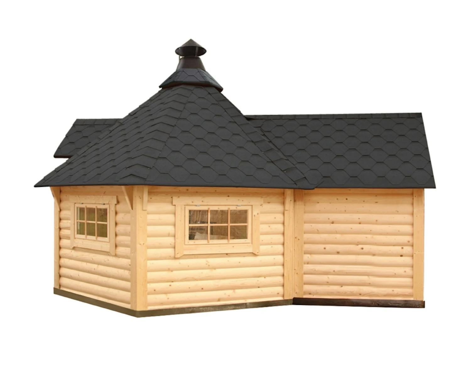 Wolff Finnhaus Grillkota 9 De Luxe Mit Anbau 3 Wolff Finnhaus Grillkota 9 De Luxe Mit Anbau