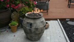 Gardenforma Gas Feuerstelle Katla, Keramik Antik Braun, Faserbeton 10 Gardenforma Gas Feuerstelle Katla, Keramik Antik Braun, Faserbeton -Grill Verkaufsgeschäft 7R0Dj zF ag