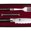 KAI SHUN Classic Sets Besteck-Set Gabel + Allzweckmesser + Besteckbänkchen -Grill Verkaufsgeschäft DM 0908