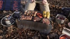 SKOTTI MAX Steckbarer Edelstahl Gasgrill Tasche -Grill Verkaufsgeschäft HL1wCTEB3gY