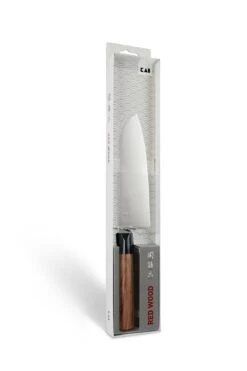 KAI Seki Magoroku Redwood Santoku 6.75" (17,0 Cm) -Grill Verkaufsgeschäft MGR packshot 2021 01 1
