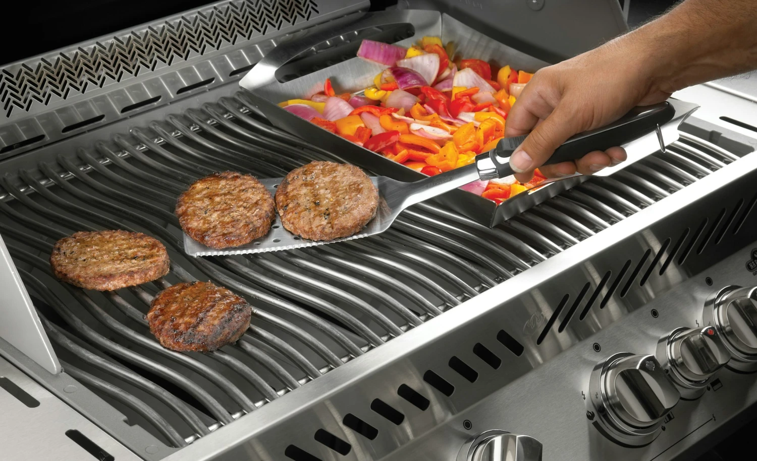 NAPOLEON 3-teiliges Grillbesteck Set Edelstahl (70019) 4 NAPOLEON 3-teiliges Grillbesteck Set Edelstahl (70019) – Bild 2