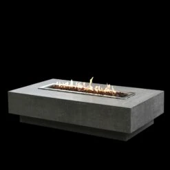 Gardenforma Gas Feuerstelle Hampton Aus Faserbeton In Betonoptik, Grau -Grill Verkaufsgeschäft OFG139LG