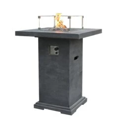Gardenforma Gas Feuerstelle Montreal Aus Faserbeton In Betonoptik, Dunkelgrau 13 Gardenforma Gas Feuerstelle Montreal Aus Faserbeton In Betonoptik, Dunkelgrau -Grill Verkaufsgeschäft OFG221DG