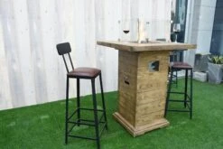 Gardenforma Gas Feuerstelle Rova Bar In Holzoptik