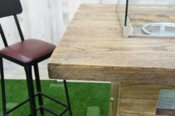 Gardenforma Gas Feuerstelle Rova Bar In Holzoptik -Grill Verkaufsgeschäft OFG224 Rova Bar Lifestyle Detail