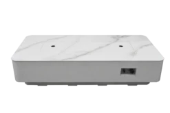 Gas Feuerstelle Athen Marmor-Optik Weiß -Grill Verkaufsgeschäft OFP102BW Athens Silo2