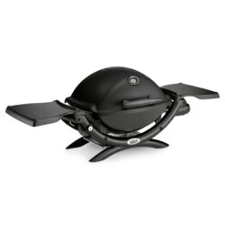 Weber Q 1200 Gas Grill Schwarz Mit Hitzeschild & Bratenrost -Grill Verkaufsgeschäft Weber Q 1200 Schwarz Black Line 1