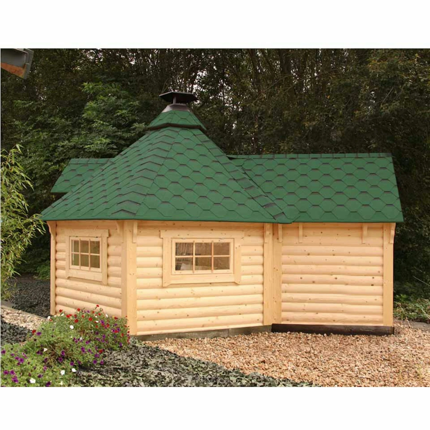 Wolff Finnhaus Grillkota 9 De Luxe Mit Anbau 6 Wolff Finnhaus Grillkota 9 De Luxe Mit Anbau – Bild 4