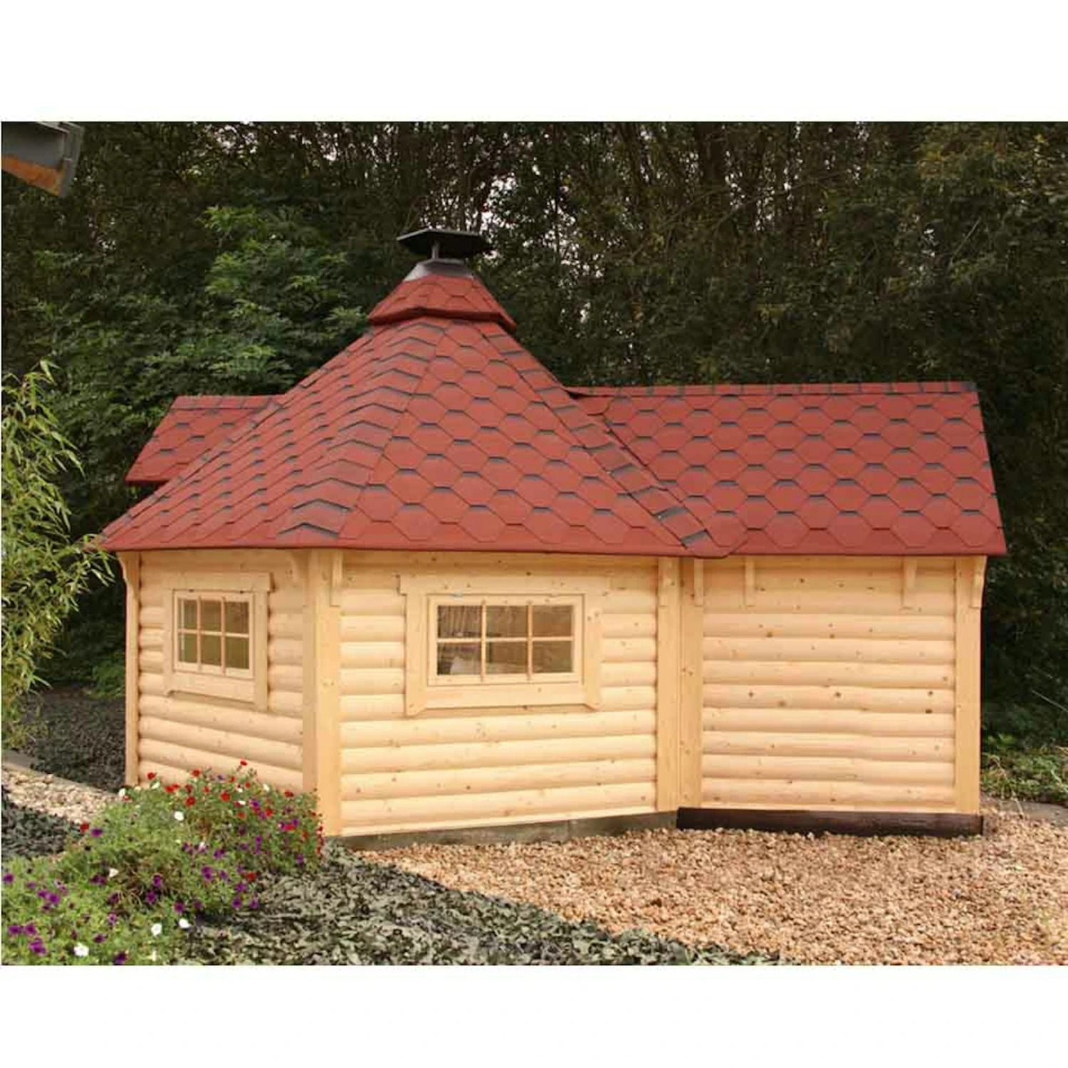 Wolff Finnhaus Grillkota 9 De Luxe Mit Anbau 5 Wolff Finnhaus Grillkota 9 De Luxe Mit Anbau – Bild 3