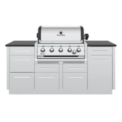 Broil King Imperial S 570 Built-In Einbaugrill Inkl. Grillbesteck, Gussplatte & Wokeinsatz -Grill Verkaufsgeschäft broil king 998072 IMPERIAL S570 BUILT IN EXAMPLE 02