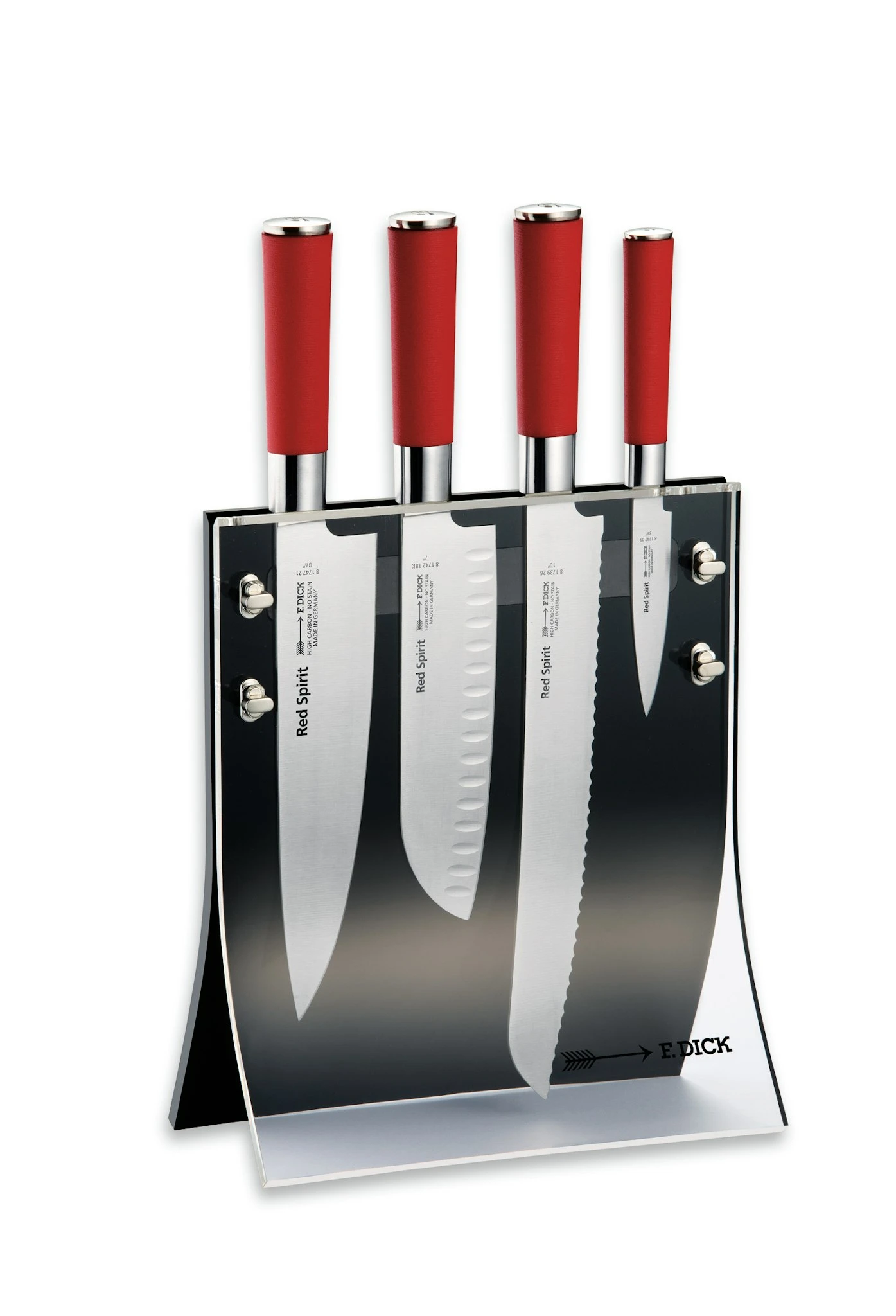 F. DICK Acryl-Messerblock 4 Knives 4-teilig 3 F. DICK Acryl-Messerblock 4 Knives 4-teilig
