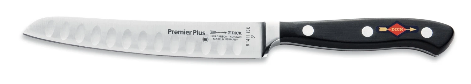 F. DICK Universalmesser Mit Kullenschliff Premier Plus 15 Cm 3 F. DICK Universalmesser Mit Kullenschliff Premier Plus 15 Cm