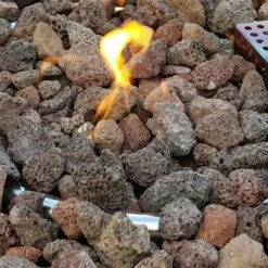 Gardenforma Gas Feuerstelle Mayon -Grill Verkaufsgeschäft feuerstelle mayon dunkle natursteinoptik 7