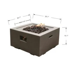 Gardenforma Gas Feuerstelle Ridgefield -Grill Verkaufsgeschäft feuerstelle ridgefield betonoptik grau 7