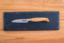 Grills.de Gemüsemesser Mit Olivenholzgriff 9cm -Grill Verkaufsgeschäft grills de 100409 Brett schwarz