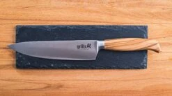Grills.de Kochmesser Mit Olivenholzgriff 21cm