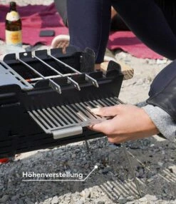 Knister Grill Original -Grill Verkaufsgeschäft knister grill original h henverstellung