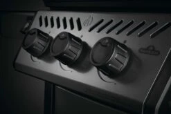 NAPOLEON Freestyle 365, 3 Hauptbrenner, Mit Sizzle Zone Seitenbrenner Und Tür, Graphit -Grill Verkaufsgeschäft napo Freestyle Detail Knobs