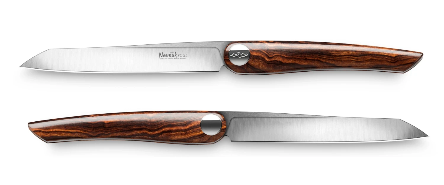 Nesmuk SOUL Steakmesser, 2er-Set Versch. Griffarten 3 Nesmuk SOUL Steakmesser, 2er-Set Versch. Griffarten