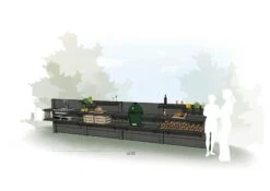 WWOO Designbeton-Outdoorküche Paco