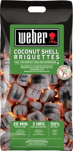 Weber Kokosnuss Briketts - 8 Kg