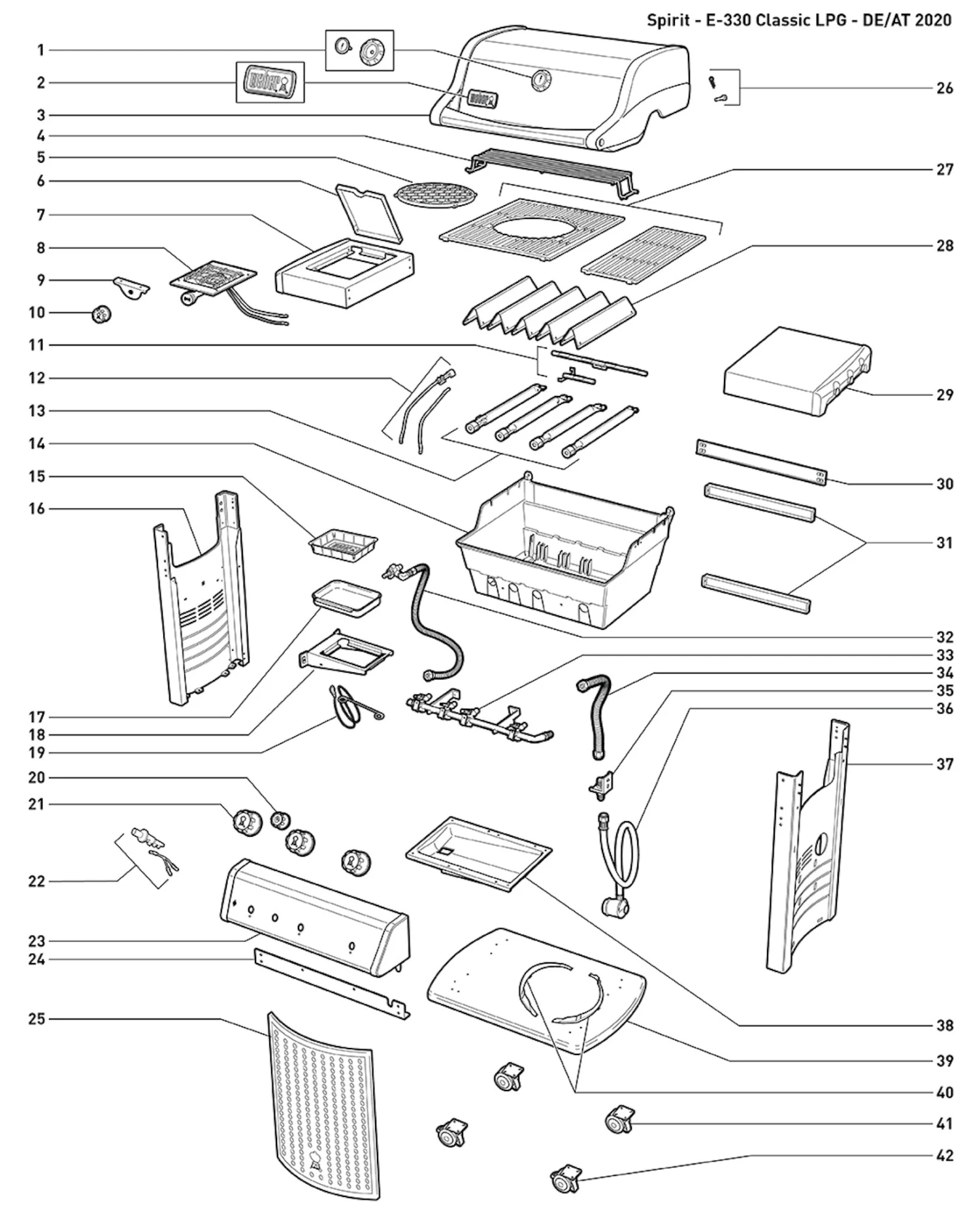 Weber Spirit E-330 Classic LP Blk W/GBS (DE/AT) – Bild 3