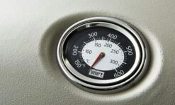 Weber Q 3200 Station Gasgrill Maroon -Grill Verkaufsgeschäft weber q3200 57010079 thermometer